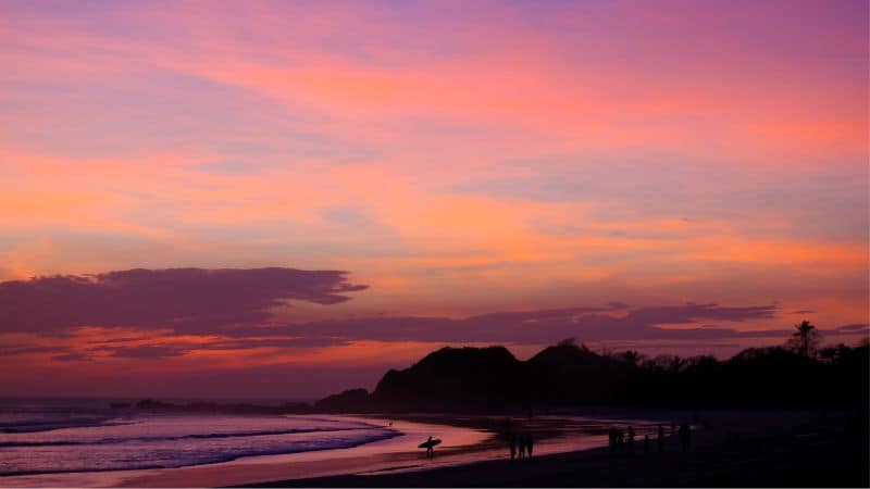 Sunset in Nosara, Costa Rica
