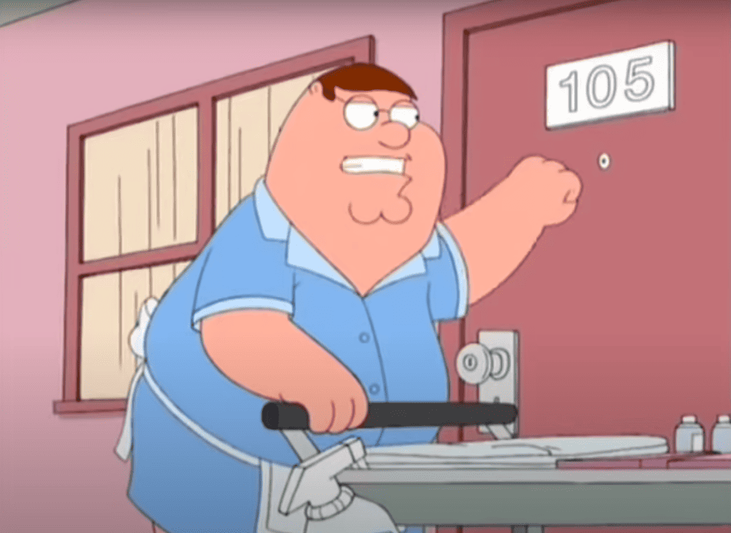 Peter Griffin Housekeeping